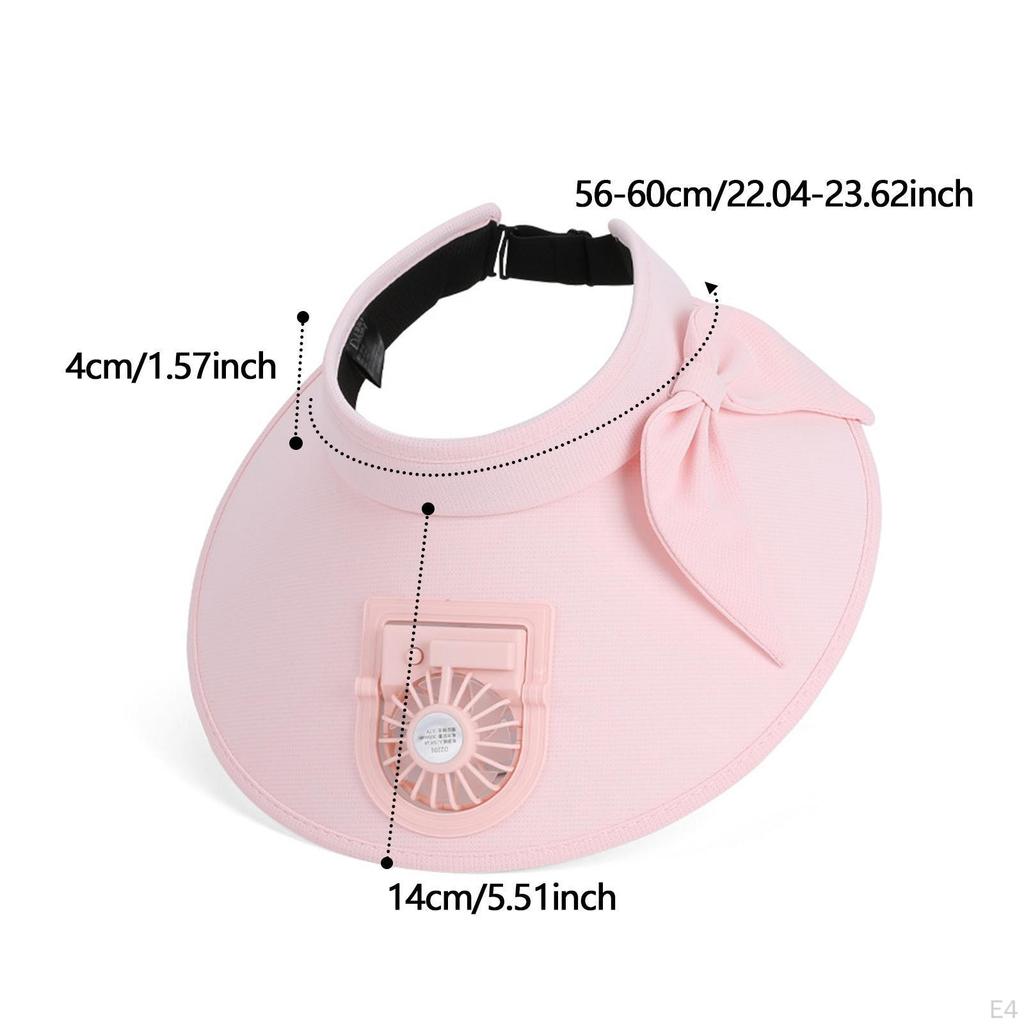Adjustable Fan Visor for Men And Women in Outdoor Settings