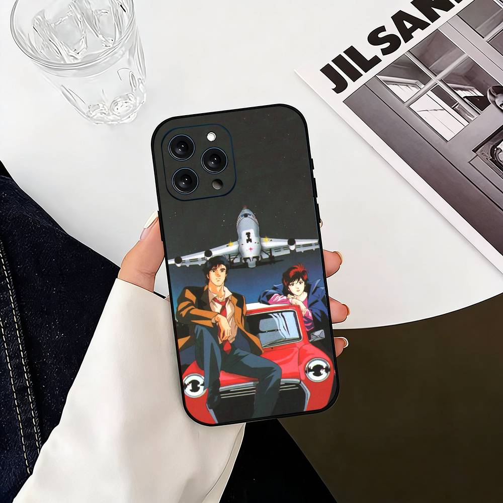 R-Retro City Hunter Comic  Phone Case Silicone Soft For IPhone 17 16 15 14 13 12 11 X XR Plus Pro Max Plus
