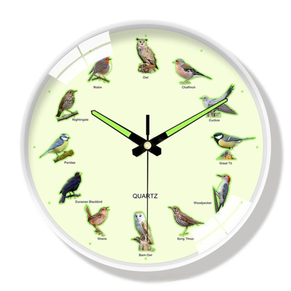 8 Inch Round Wall Clock Easy To Read Home Decor Clock Durable Wall Hanging Clock for Bedroom
