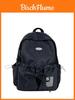 Schulrucksack für Mädchen aus Nylonmaterial mit geschwungenen Schultergurten für Jugendliche