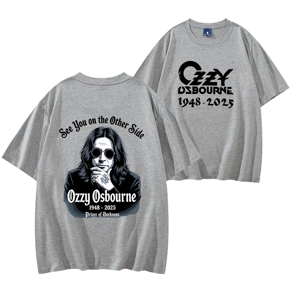 GUOYAN TOP Ozzy Legends Never Die Shirt Het Prince of Darkness T-shirt RIP Ozzy T-shirt Black Sabbath Tribute Shirt Muziekfan T-shirt 4XL