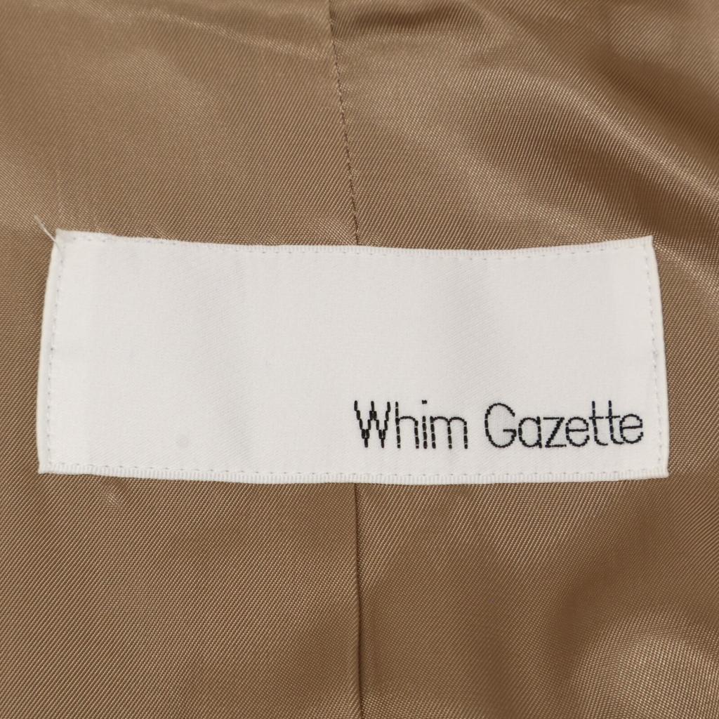 Whim Gazette WGZ1022208A0004 Mid trench coat coat F CamelUsed