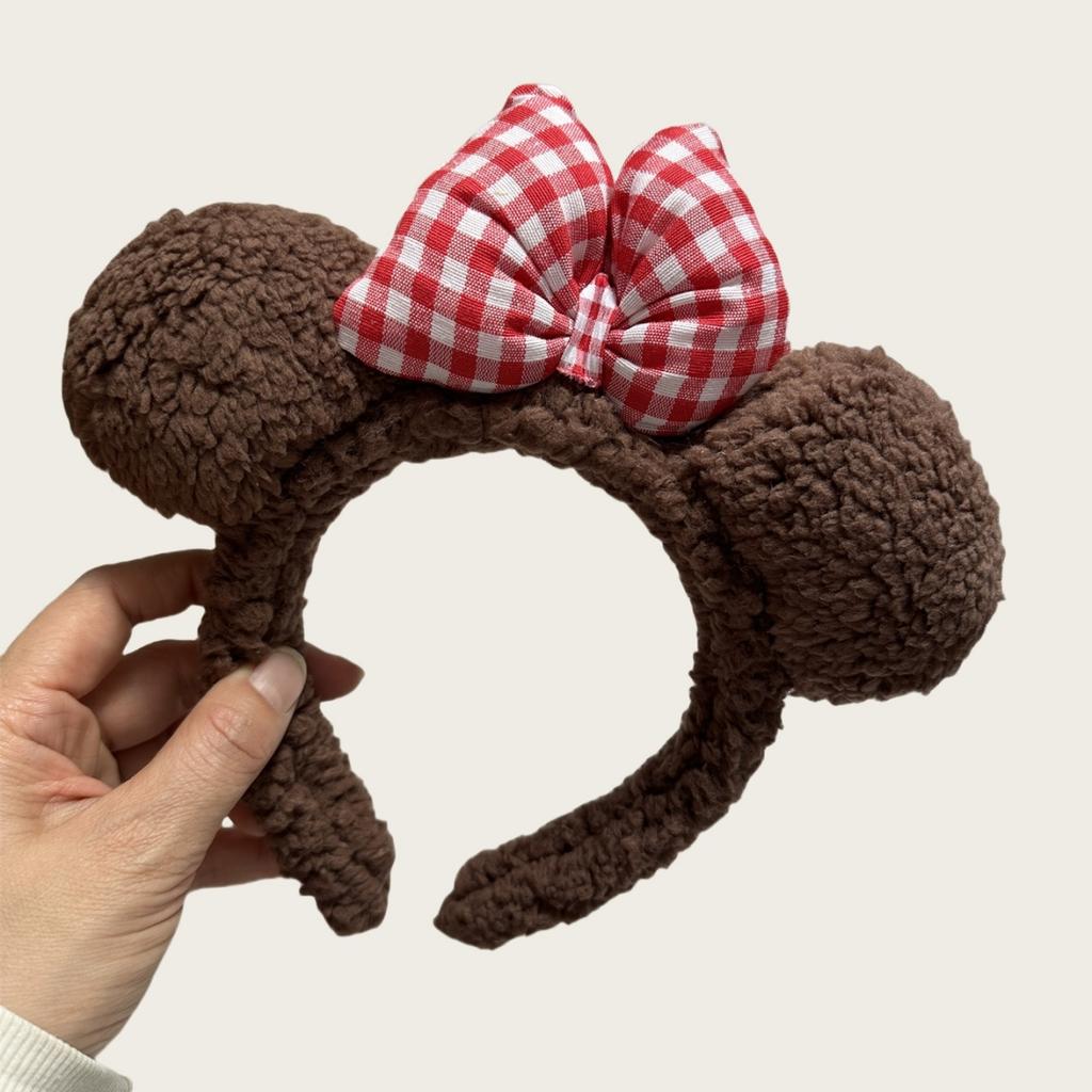 Girls Cute Bear Ears Plush Simple Hairbands Kids Lovely Hair Ornament Headband Hair Hoops Children Fashion Hair Accessories