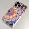 Oil Painting Starry Butterfly Phone Case For Apple iPhone16promax-Soft Silicone Shockproof Creative Cover On iPhone16/15/14/13/12/11/Pro/Plus/Promax
