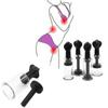 2pcs Breast Nipple Sucker of 2 Sizes Sexy Breast Massage Clip Enhancement Vacuum Pump Sucker Breast Enlarger Adults Sex Toys