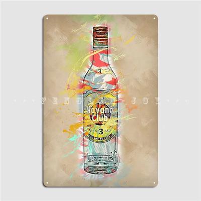 Targa Metallico Havana Club Poster Personalizzato Cinema Soggiorno Decorazione Murale Bar Grotta Segno di Latta Poster