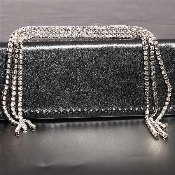 Fashion Rhinestone Tassel Hair Barrettes for Women Hair Clips Hairpin Hair Accessories