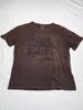 Express Graphic T-Shirt M Men Brown Gothic Script Old English Crewneck Short Sle
