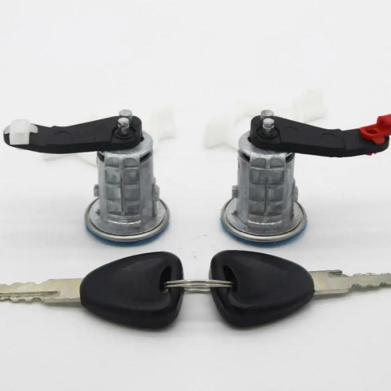 Door Lock Front Left And Right 7701470944 For Renault Master MK2 1998-2010 7701470945 Door Lock Barrel Cylinder With 2 Keys