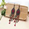 Bohemian Ethnic Tassel Earrings - Tribal Style for Holiday Travel Photography
