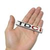AAANN1 3D Metal TDCI Emblem for Ford Fiesta Kuga Mondeo Focus MK2 MK3 - Chrome Black Car Trunk Fender Badge Sticker