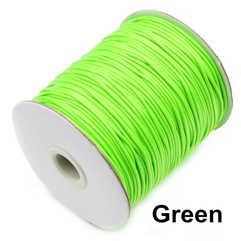 10m/lot 15 Color Leather Line Waxed Cord Cotton Thread String Strap Necklace Rope For Jewelry Making DIY Bracelet Supplies
