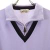 HERMES Made in Italy 100% cashmere Long sleeve Half zip knit L sweater Men's Used