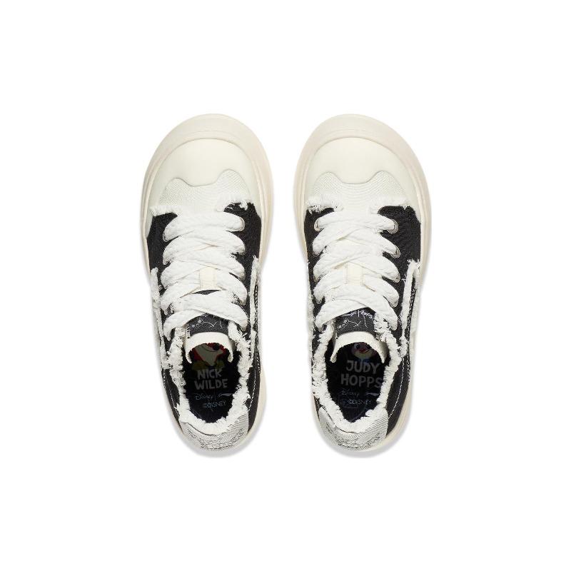 Disney X Li-Ning Honey Platform Women's Low-Top Lifestyle Shoes Black White AGCT042-1