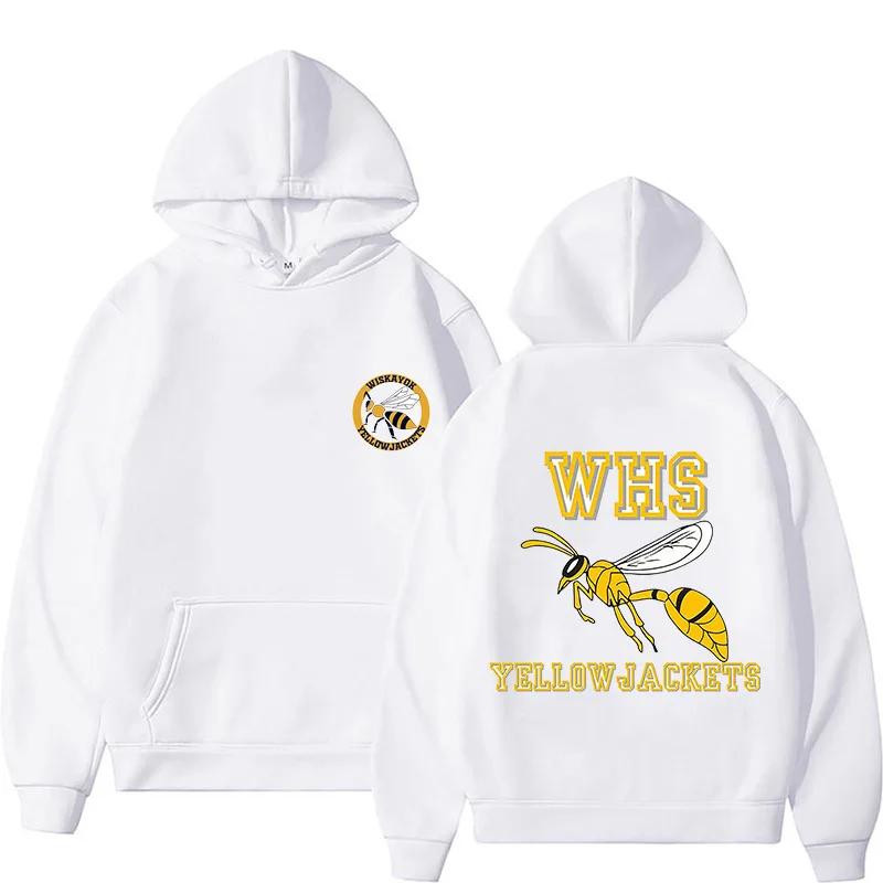 

Зимняя желтая куртка, дорожное худи, модная принтованная спортивная одежда, повседневная уличная одежда с рисунком, хип-хоп, теплая толстовка 3XL