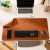 Leather Desk Mat – Extra Large Waterproof Mouse Pad & Keyboard Pad Non-Slip PU Leather Desk Blotter Table Protector  Home Office Supplies