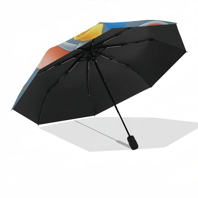 Elephant, Balloon Themed Automatic Opening and Closing Umbrella, Brightly Colored 8-rib Portable Umbrella, Suitable for Men and Women, A Perfect Gift