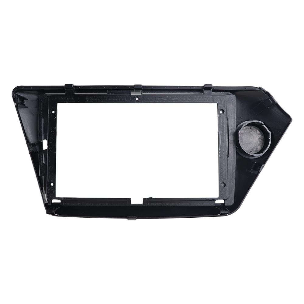 Kit de cadre d'autoradio Android 2 Din 9 pouces pour Kia k2 Rio 3 2010-2016, garniture de tableau de bord stéréo automatique, plaque frontale