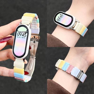 Summer New Resin & Silicone Strap for Xiaomi Band 10/9 NFC Series