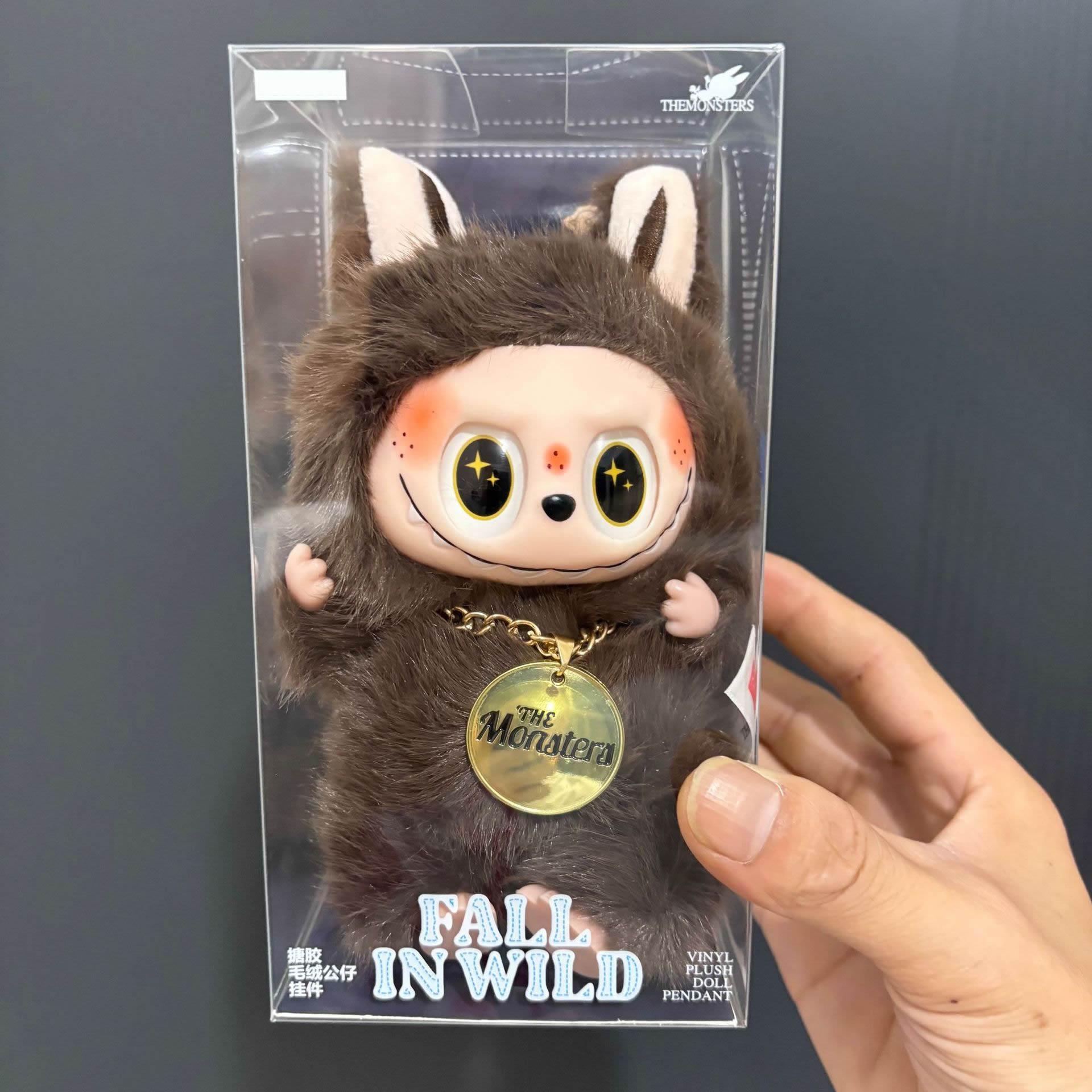 

Высококачественная Коллекционная Серия Подвесок Labubu The Monsters Весна Дикий Дом Милый Мококо Тыква Фиолетовый Лабубу Brown leader