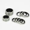 50/100/200PCS Bonded Seal Washers Zinc Plating Sealing Ring Gasket for Sump Plugs Oil M6 M8 M10 M12 M14 M16 M18 M20 M22 M30 Ring