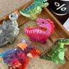 Stegosaur Acrylic Animal Shark Clip Pterosaur Cartoon Hair Clip Cute Dinosaur Hair Claw  Children