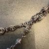Used Justin Davis Shield Pendant Crown Chain