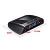 Tire Pressure Monitoring System Solar Power USB Charging TPMS 4 Sensor +Repeater
