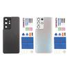 Phone Rear Housing Door Professional Installation Pre Cut Tape Replacement Back Glass Pre Installed Cam Frame for S21 Ultra 5G