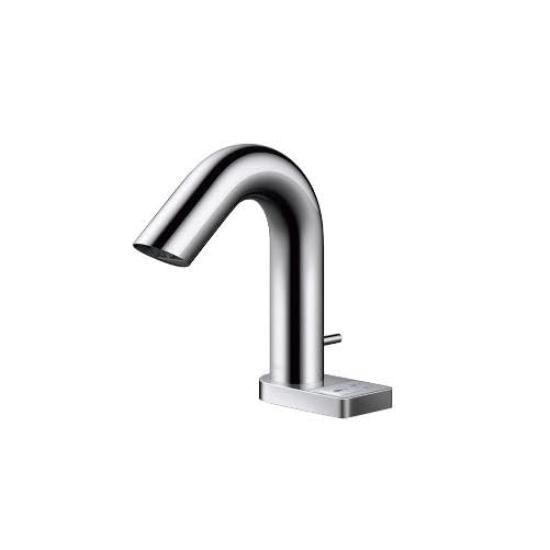 

Automatic water heater faucet with electric water spout type hot water switching TLE32011J built-in heater, A, (one-push type)