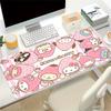 Strawberry Characters Themed XXL Mouse Pad - Non-slip Rubber Desk Mat for Gaming and Office Use, Multi-Function Keyboard  0826064a