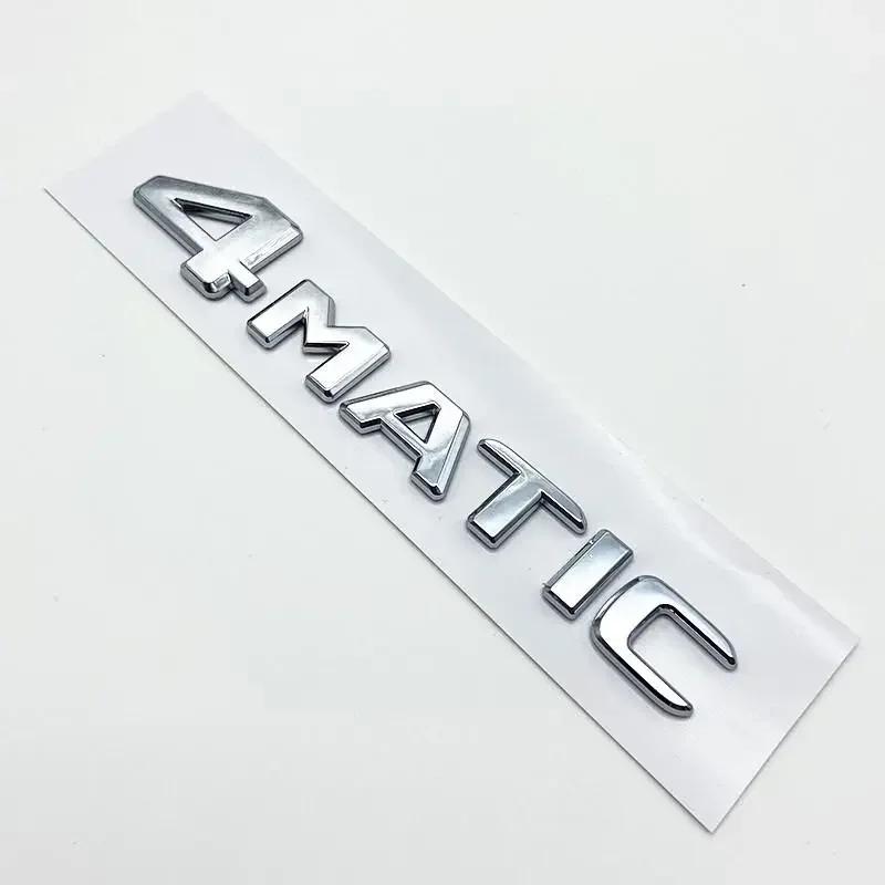 Per Mercedes Benz A B C E G S ML SL CL GLA CLA Classe AMG 4MATIC 4 MATIC Bagagliaio Cromo Nero Opaco Lettere Emblema Distintivo adesivo
