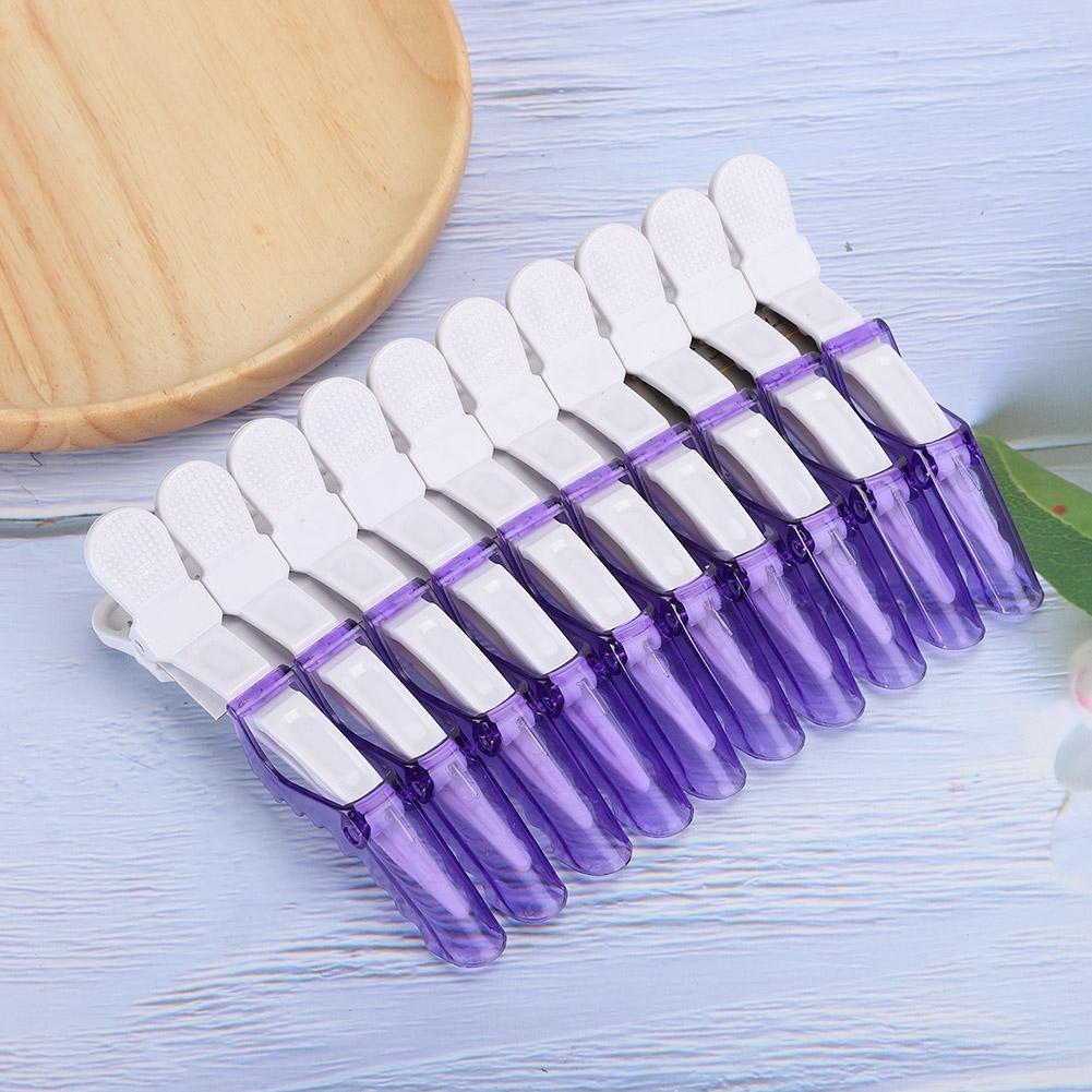 10pcs Duckbilled Clip Hair Partition Hairdressing Hairstyle Pin for Hair Salon Barber Shop