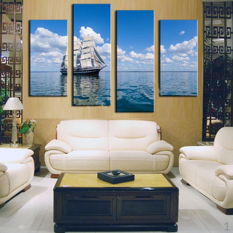 

30cm Canvas Painting Picture and Ship Print