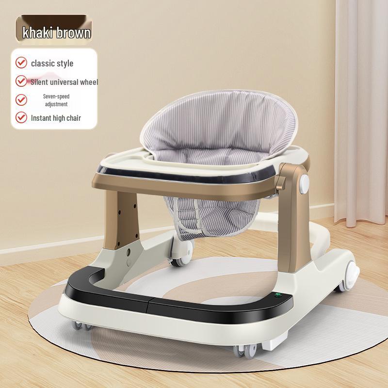 Rechargeable Remote-Controlled Baby Walker Car with Anti-Rollover Safety