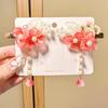 Kids' Classic Hanfu Hair Clip: Fairy Bow Tassel Hairpin for Girls