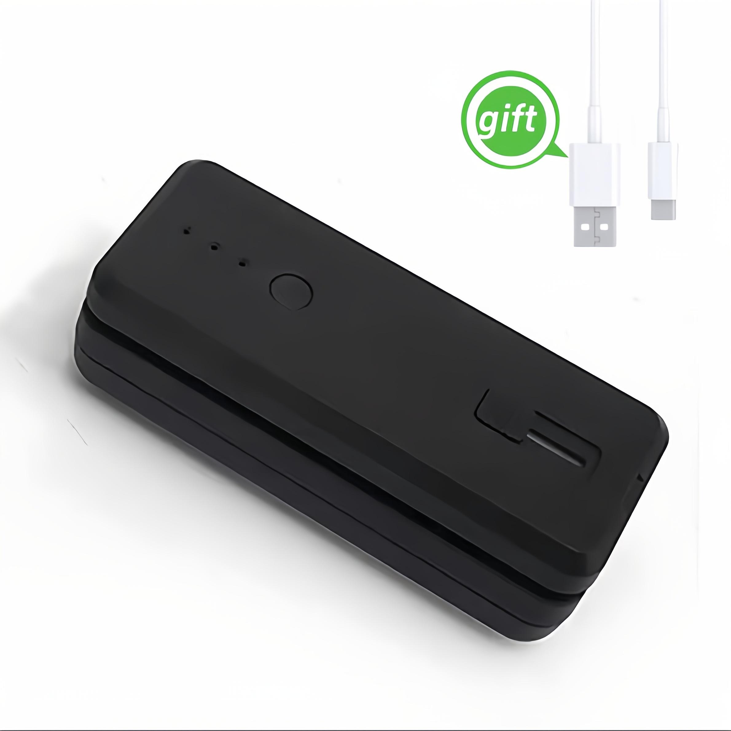 

Портативный запайщик, 1300 мАч, USB-зарядка, быстрая запайка, используется для повторной запайки пакетов со снеками и пластиковых пакетов для сохранения свежести продуктов, очень подходит для кухни 1pc чёрный
