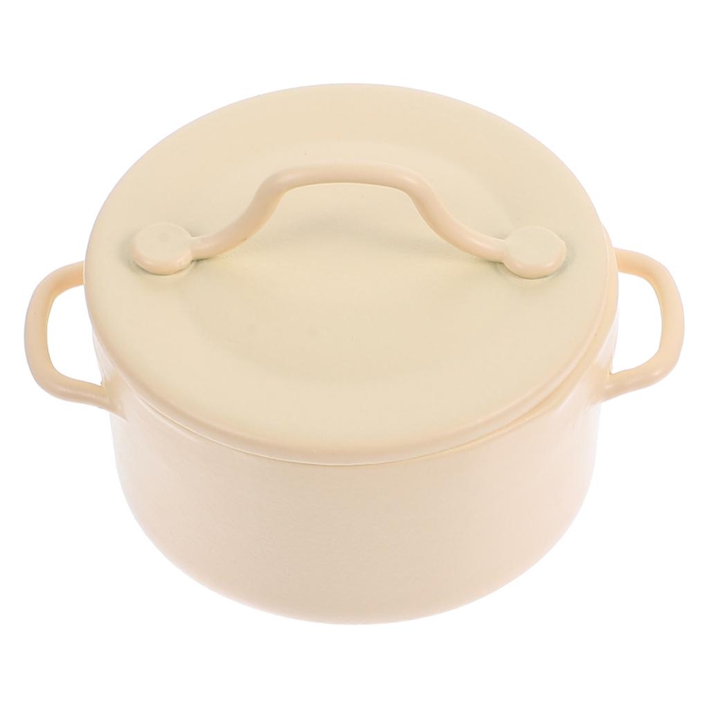 Mini Pot Miniature Kitchen Cooking Pot Alloy Accessories Realistic 112 Scale Mini House Decoration Small Lightweight Pretend