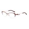 Small Cat Eye Frame Metal Women Presbyopia Fashion Design Optical Prescription Customized Anti-blue Light Computer Eyeglasses