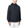 STONE ISLAND Logo Patch Hooded Nylon Jacket Navy Men Outerwear Blue 781540927-V0020