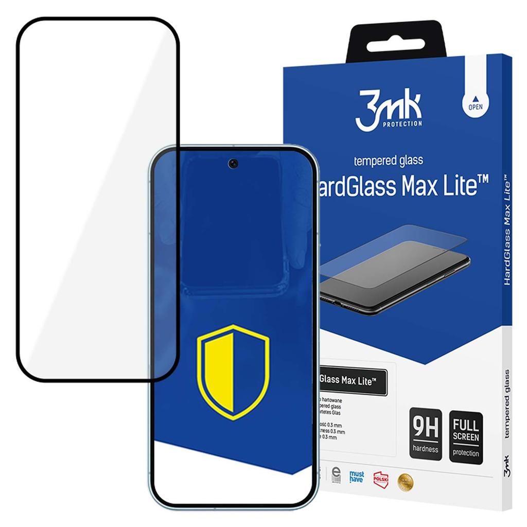 Google Pixel 9/ 9 Pro - 3Mk Hardglass Max Lite Black