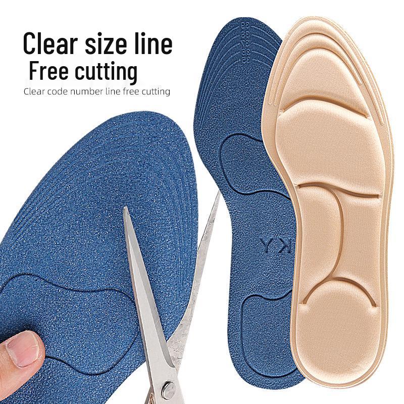 Women's High Heel Insoles: Sweat-Absorbent, Breathable, Shock-Absorbing, Soft Massage Cushion