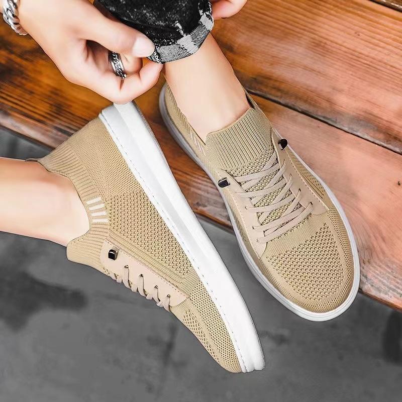 2025 Summer New Men's Breathable Thin Fly-woven Mesh Training Lightweight Wear-resistant Non-slip Shoes Men's Shoes