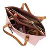 Coach Valentýnská limitovaná Mollie 25 Klasický monogram Odnímatelný přívěsek s květinou Taška Tote Bag Dámská taška Tote Bag Třešňově růžová CER24-IMPO