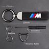 1pcs Leather Car Styling Badge Pendant 4s Shop Gifts Auto keychain For BMW M E30 E39 E46 E90 E93 E60 F10 M5 M6 M7 X4 X5 X1 gjbf54