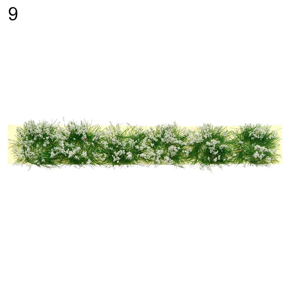 39/50PCS/Set Simulation Model Sand Scene DIY Material Realistic Flower Grass Tufts Miniature Grass Bushes Plant Cluster Scenery