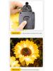 Sonnenblumen Solar-LED Hofblumenlicht - Wasserdichte Außenbeleuchtung für Garten und Rasen