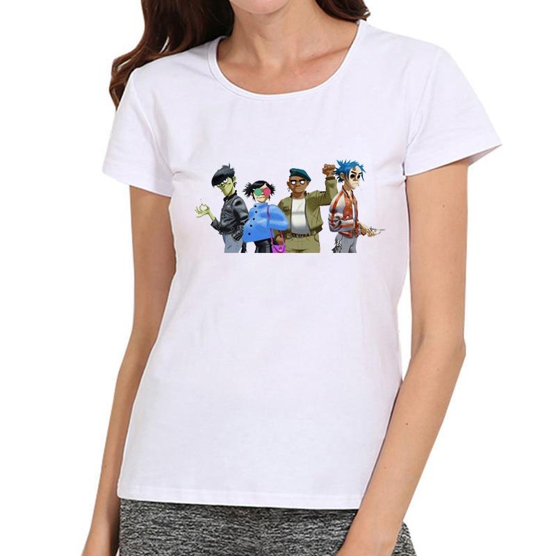 Buy Women Gorillaz T Shirts Fashion 