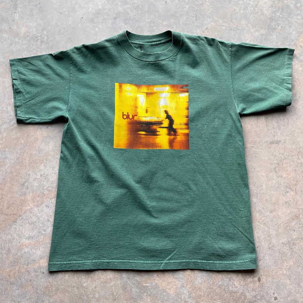 90-е Blur Britpop Группа Suede the Verve Green Все размеры Футболка AG2317 Унисекс Футболка XXL