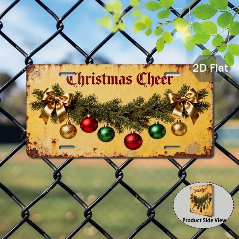 Motorcycle Souvenir License Plate, Metal Auto Wall Decor 15x30cm
